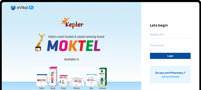 eVitalRx - Login / SignUp
