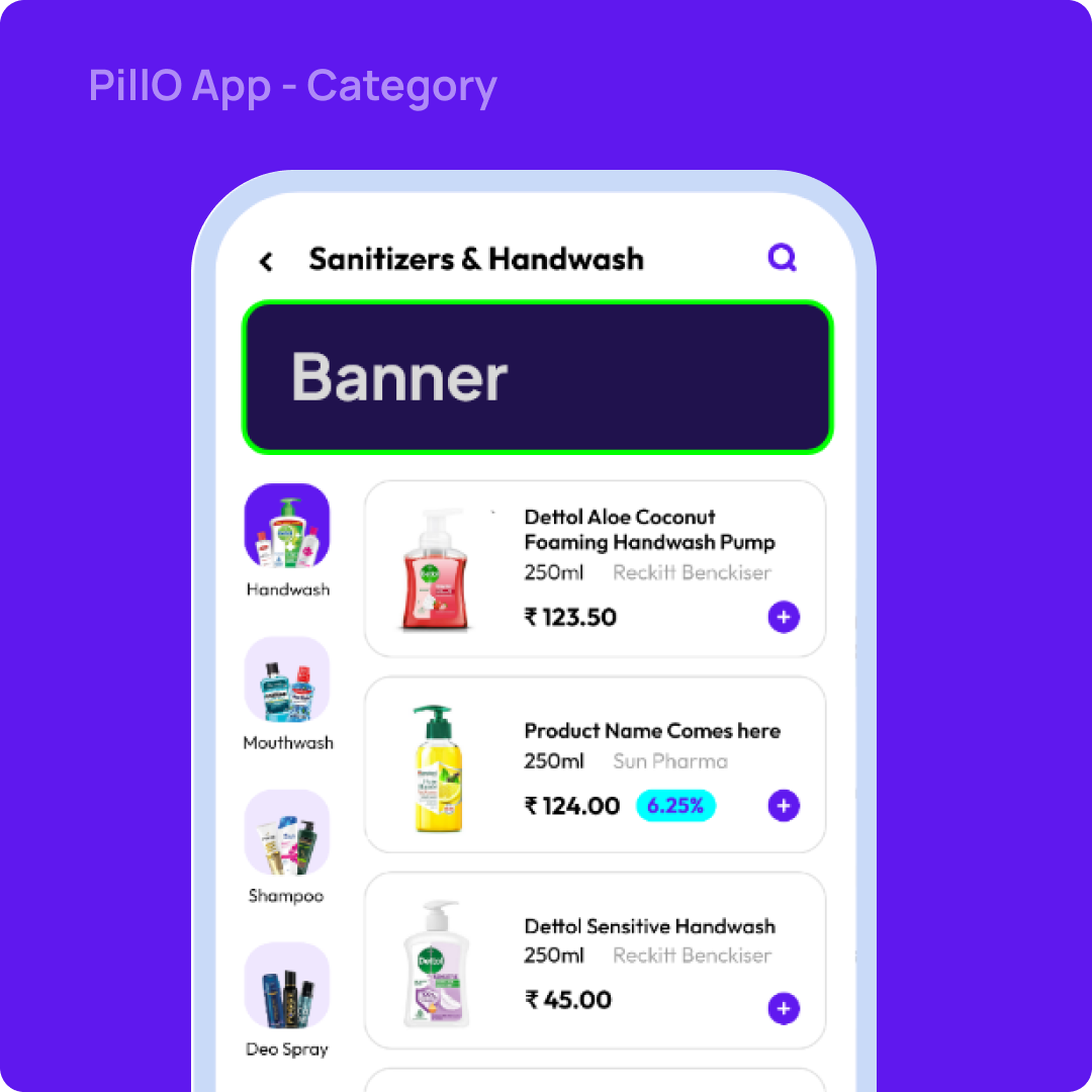 PillO App - Category 