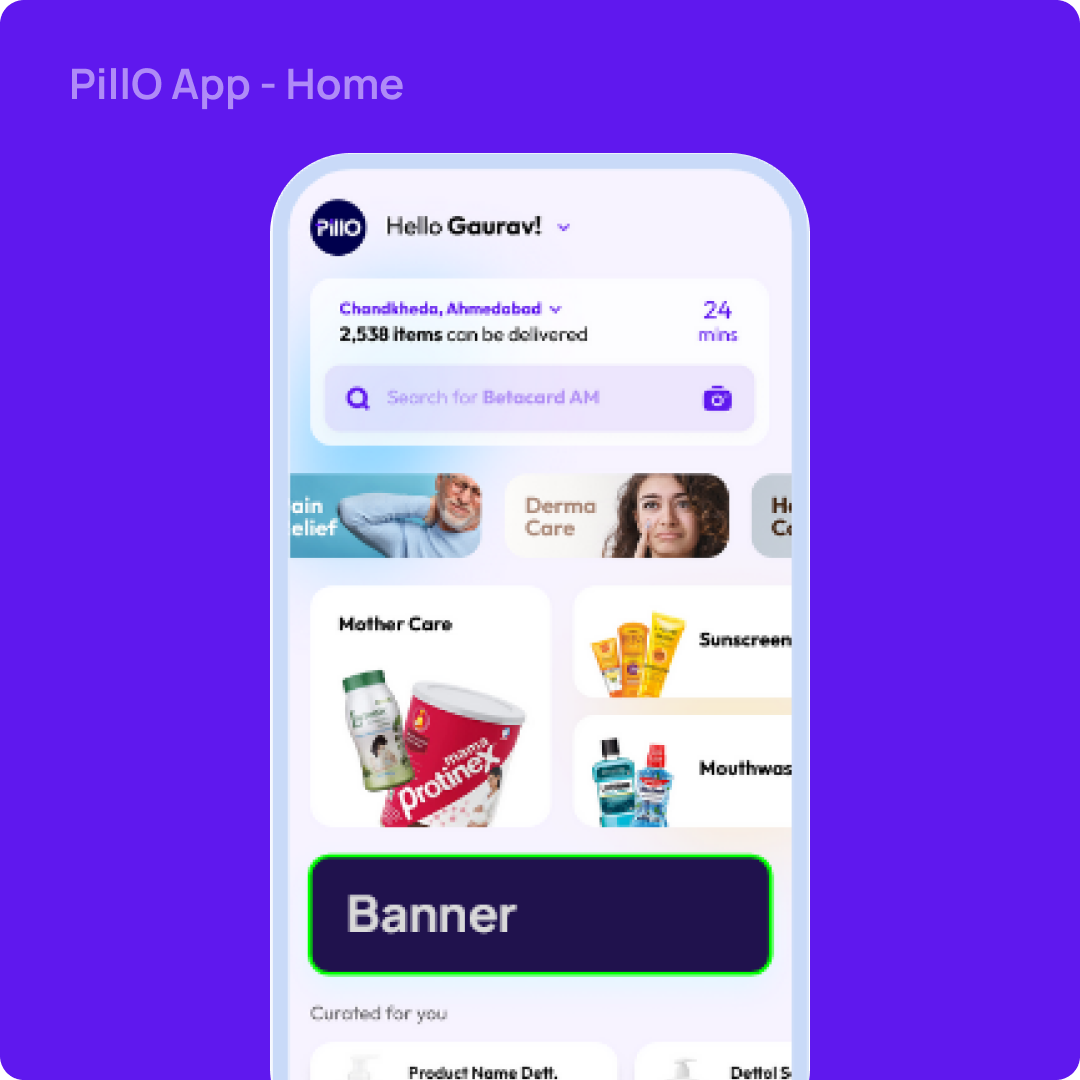 PillO App - Home